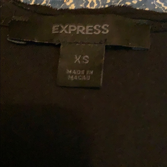 Black long sleeve top with bling - Picture 3 of 6